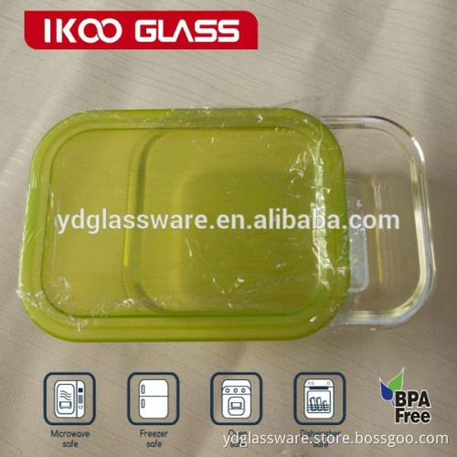 glass food container/glass jar for storage/glass storage
